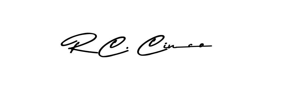 Best and Professional Signature Style for R C. Cinco. Asem Kandis PERSONAL USE Best Signature Style Collection. R C. Cinco signature style 9 images and pictures png