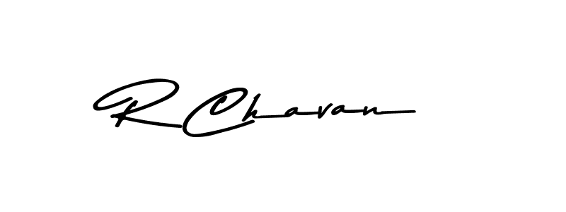 R Chavan stylish signature style. Best Handwritten Sign (Asem Kandis PERSONAL USE) for my name. Handwritten Signature Collection Ideas for my name R Chavan. R Chavan signature style 9 images and pictures png