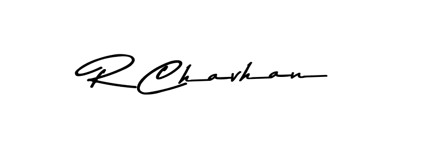 Design your own signature with our free online signature maker. With this signature software, you can create a handwritten (Asem Kandis PERSONAL USE) signature for name R Chavhan. R Chavhan signature style 9 images and pictures png