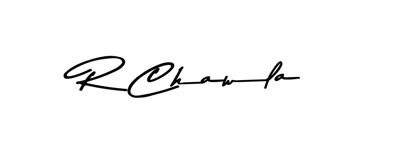 Use a signature maker to create a handwritten signature online. With this signature software, you can design (Asem Kandis PERSONAL USE) your own signature for name R Chawla. R Chawla signature style 9 images and pictures png