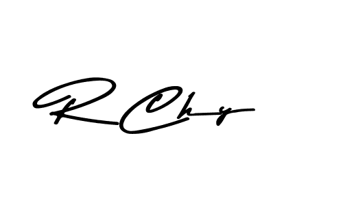Create a beautiful signature design for name R Chy. With this signature (Asem Kandis PERSONAL USE) fonts, you can make a handwritten signature for free. R Chy signature style 9 images and pictures png