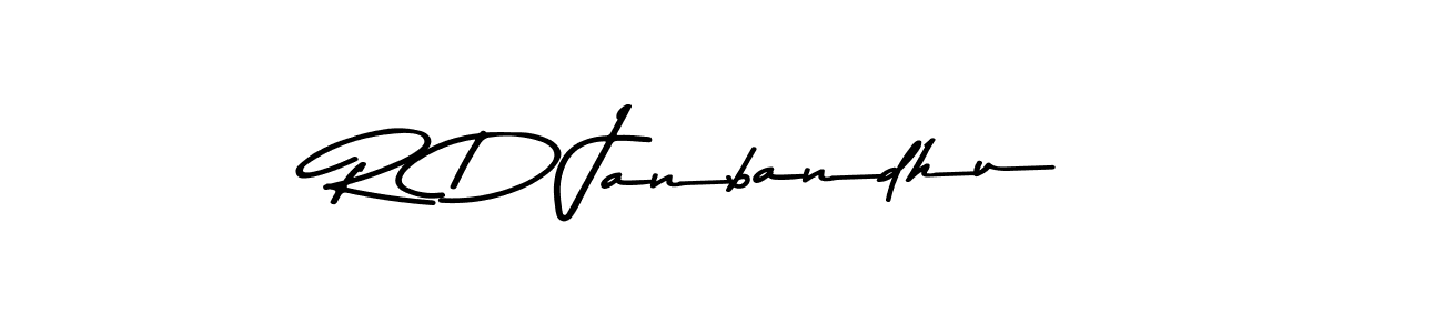 Design your own signature with our free online signature maker. With this signature software, you can create a handwritten (Asem Kandis PERSONAL USE) signature for name R D Janbandhu. R D Janbandhu signature style 9 images and pictures png
