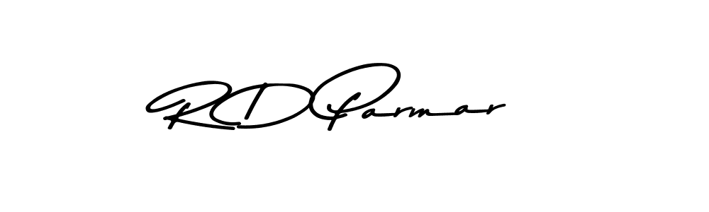 Make a beautiful signature design for name R D Parmar. With this signature (Asem Kandis PERSONAL USE) style, you can create a handwritten signature for free. R D Parmar signature style 9 images and pictures png