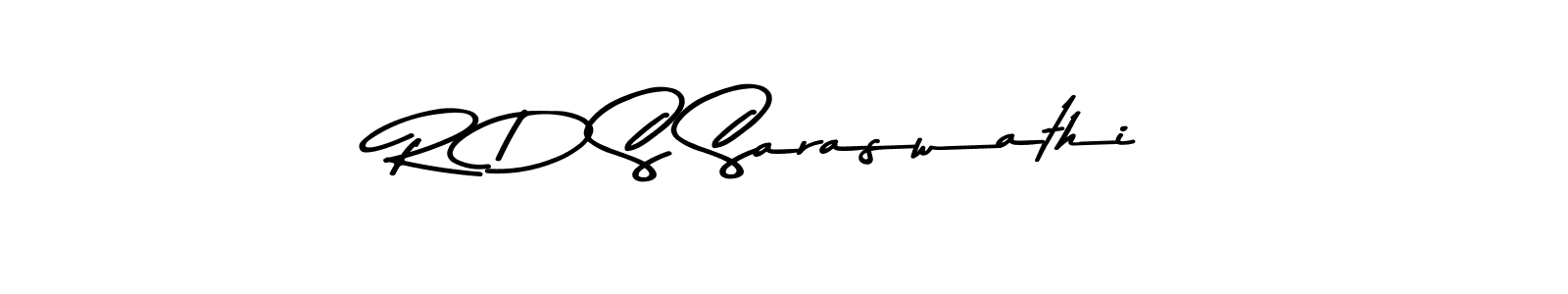 Make a beautiful signature design for name R D S Saraswathi. With this signature (Asem Kandis PERSONAL USE) style, you can create a handwritten signature for free. R D S Saraswathi signature style 9 images and pictures png
