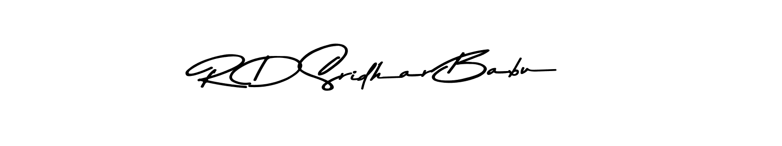 How to make R D Sridhar Babu signature? Asem Kandis PERSONAL USE is a professional autograph style. Create handwritten signature for R D Sridhar Babu name. R D Sridhar Babu signature style 9 images and pictures png