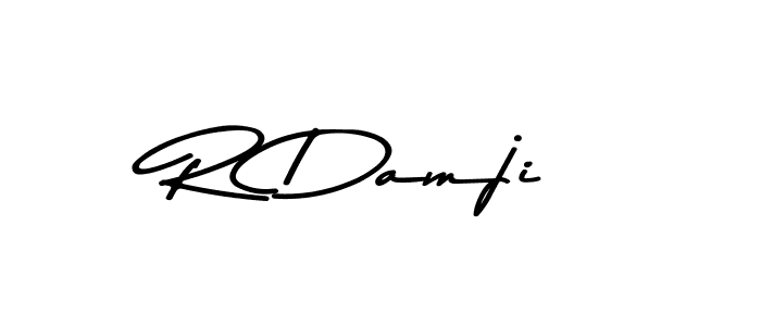 How to Draw R Damji signature style? Asem Kandis PERSONAL USE is a latest design signature styles for name R Damji. R Damji signature style 9 images and pictures png