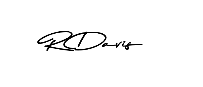 Make a beautiful signature design for name R Davis. With this signature (Asem Kandis PERSONAL USE) style, you can create a handwritten signature for free. R Davis signature style 9 images and pictures png