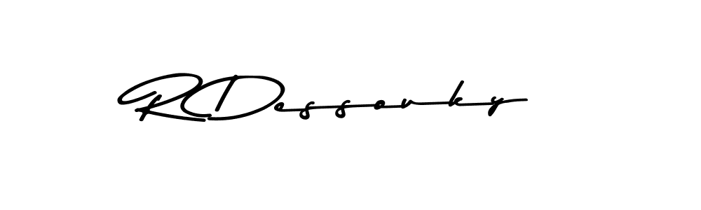 Similarly Asem Kandis PERSONAL USE is the best handwritten signature design. Signature creator online .You can use it as an online autograph creator for name R Dessouky. R Dessouky signature style 9 images and pictures png