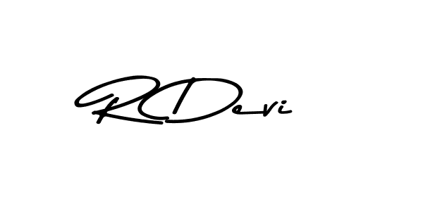 How to make R Devi name signature. Use Asem Kandis PERSONAL USE style for creating short signs online. This is the latest handwritten sign. R Devi signature style 9 images and pictures png