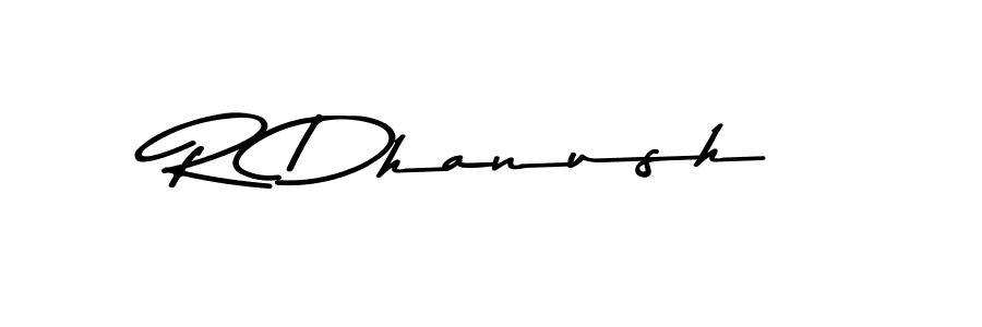 R Dhanush stylish signature style. Best Handwritten Sign (Asem Kandis PERSONAL USE) for my name. Handwritten Signature Collection Ideas for my name R Dhanush. R Dhanush signature style 9 images and pictures png