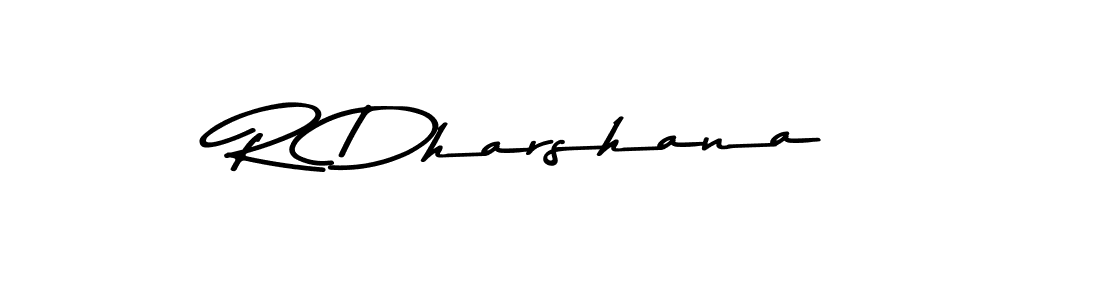 How to make R Dharshana signature? Asem Kandis PERSONAL USE is a professional autograph style. Create handwritten signature for R Dharshana name. R Dharshana signature style 9 images and pictures png