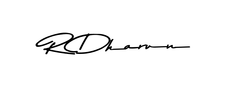 Also we have R Dharun name is the best signature style. Create professional handwritten signature collection using Asem Kandis PERSONAL USE autograph style. R Dharun signature style 9 images and pictures png