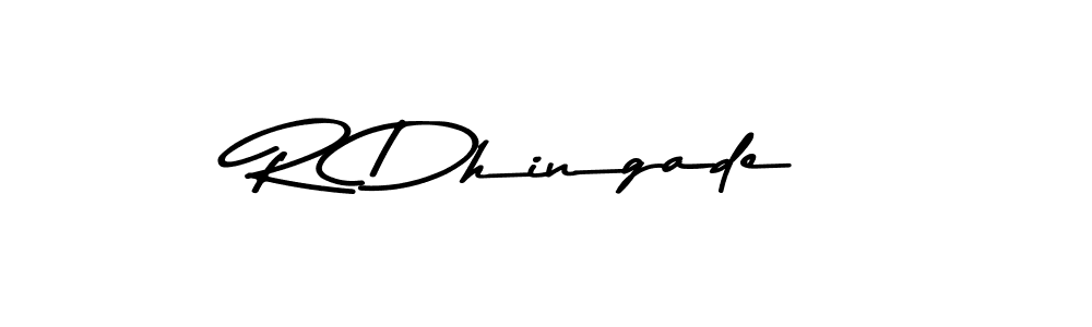 Also You can easily find your signature by using the search form. We will create R Dhingade name handwritten signature images for you free of cost using Asem Kandis PERSONAL USE sign style. R Dhingade signature style 9 images and pictures png