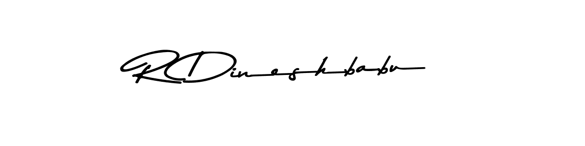 Design your own signature with our free online signature maker. With this signature software, you can create a handwritten (Asem Kandis PERSONAL USE) signature for name R Dineshbabu. R Dineshbabu signature style 9 images and pictures png