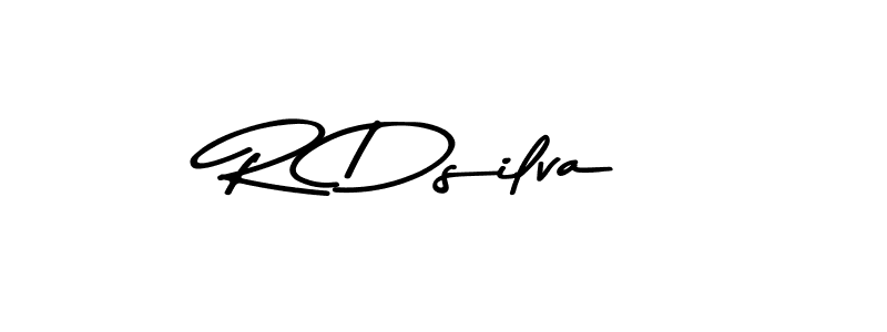Similarly Asem Kandis PERSONAL USE is the best handwritten signature design. Signature creator online .You can use it as an online autograph creator for name R Dsilva. R Dsilva signature style 9 images and pictures png