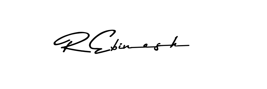 Here are the top 10 professional signature styles for the name R Ebinesh. These are the best autograph styles you can use for your name. R Ebinesh signature style 9 images and pictures png