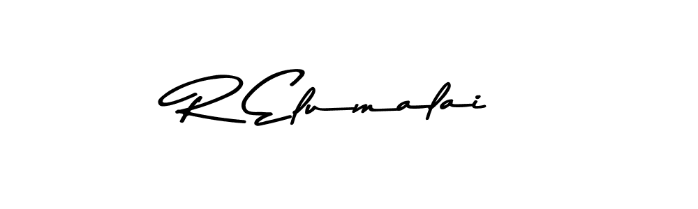 Make a beautiful signature design for name R Elumalai. Use this online signature maker to create a handwritten signature for free. R Elumalai signature style 9 images and pictures png