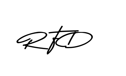 Also You can easily find your signature by using the search form. We will create R F D name handwritten signature images for you free of cost using Asem Kandis PERSONAL USE sign style. R F D signature style 9 images and pictures png