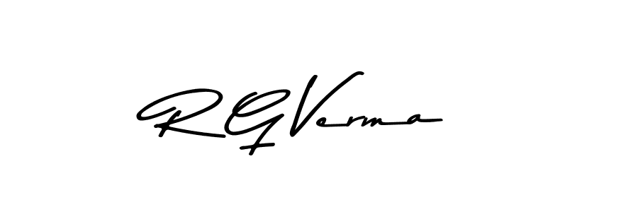 Asem Kandis PERSONAL USE is a professional signature style that is perfect for those who want to add a touch of class to their signature. It is also a great choice for those who want to make their signature more unique. Get R G Verma name to fancy signature for free. R G Verma signature style 9 images and pictures png