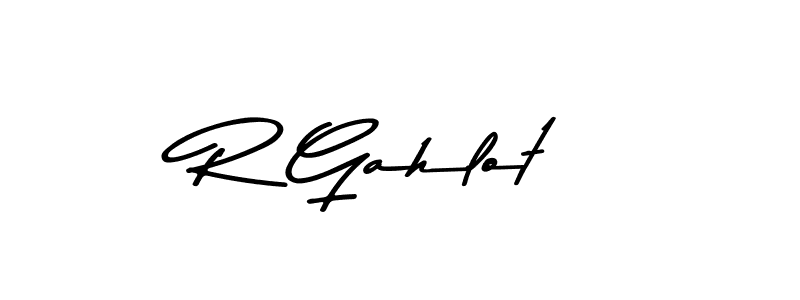 R Gahlot stylish signature style. Best Handwritten Sign (Asem Kandis PERSONAL USE) for my name. Handwritten Signature Collection Ideas for my name R Gahlot. R Gahlot signature style 9 images and pictures png