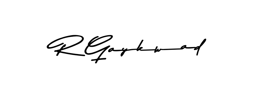 This is the best signature style for the R Gaykwad name. Also you like these signature font (Asem Kandis PERSONAL USE). Mix name signature. R Gaykwad signature style 9 images and pictures png