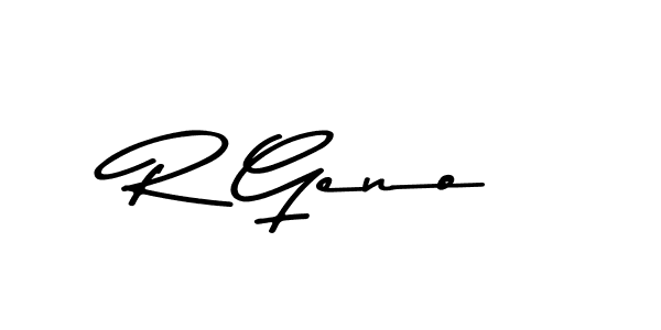 How to make R Geno name signature. Use Asem Kandis PERSONAL USE style for creating short signs online. This is the latest handwritten sign. R Geno signature style 9 images and pictures png