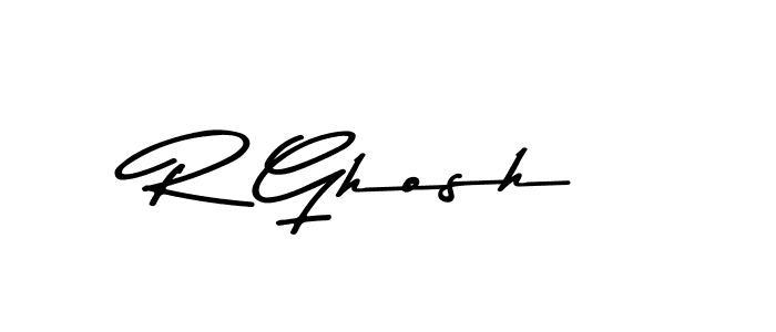 You should practise on your own different ways (Asem Kandis PERSONAL USE) to write your name (R Ghosh) in signature. don't let someone else do it for you. R Ghosh signature style 9 images and pictures png