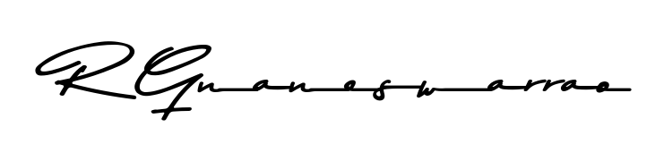 A classic penmanship look for R Gnaneswarrao. The Asem Kandis PERSONAL USE font brings timeless elegance and confidence to every signed document. R Gnaneswarrao signature style 9 images and pictures png