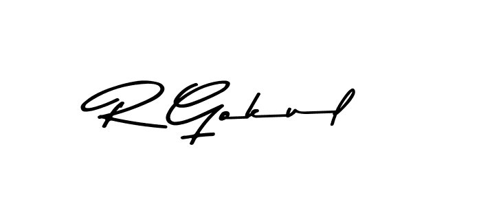 This is the best signature style for the R Gokul name. Also you like these signature font (Asem Kandis PERSONAL USE). Mix name signature. R Gokul signature style 9 images and pictures png