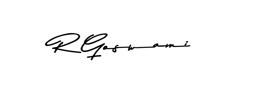 How to make R Goswami signature? Asem Kandis PERSONAL USE is a professional autograph style. Create handwritten signature for R Goswami name. R Goswami signature style 9 images and pictures png