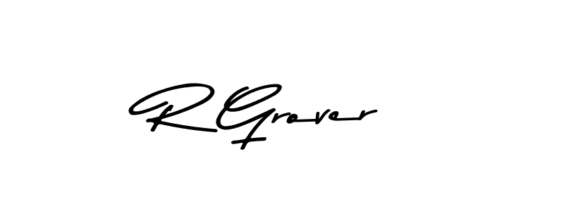 R Grover stylish signature style. Best Handwritten Sign (Asem Kandis PERSONAL USE) for my name. Handwritten Signature Collection Ideas for my name R Grover. R Grover signature style 9 images and pictures png