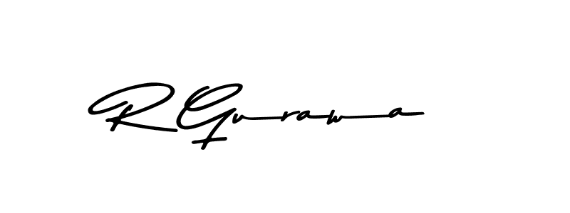 Use a signature maker to create a handwritten signature online. With this signature software, you can design (Asem Kandis PERSONAL USE) your own signature for name R Gurawa. R Gurawa signature style 9 images and pictures png