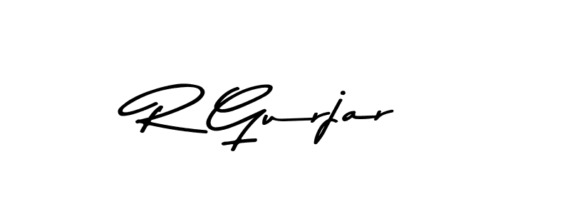This is the best signature style for the R Gurjar name. Also you like these signature font (Asem Kandis PERSONAL USE). Mix name signature. R Gurjar signature style 9 images and pictures png