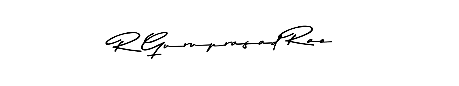 Also You can easily find your signature by using the search form. We will create R Guruprasad Rao name handwritten signature images for you free of cost using Asem Kandis PERSONAL USE sign style. R Guruprasad Rao signature style 9 images and pictures png