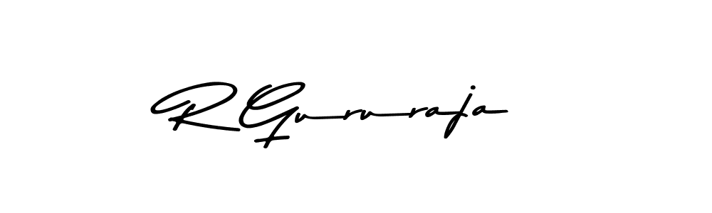 R Gururaja stylish signature style. Best Handwritten Sign (Asem Kandis PERSONAL USE) for my name. Handwritten Signature Collection Ideas for my name R Gururaja. R Gururaja signature style 9 images and pictures png