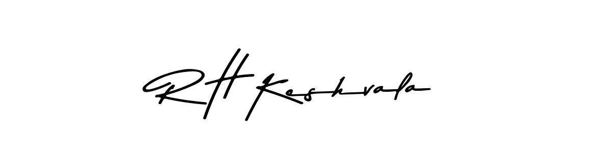 Make a beautiful signature design for name R H Keshvala. Use this online signature maker to create a handwritten signature for free. R H Keshvala signature style 9 images and pictures png