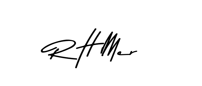 Also we have R H Mer name is the best signature style. Create professional handwritten signature collection using Asem Kandis PERSONAL USE autograph style. R H Mer signature style 9 images and pictures png