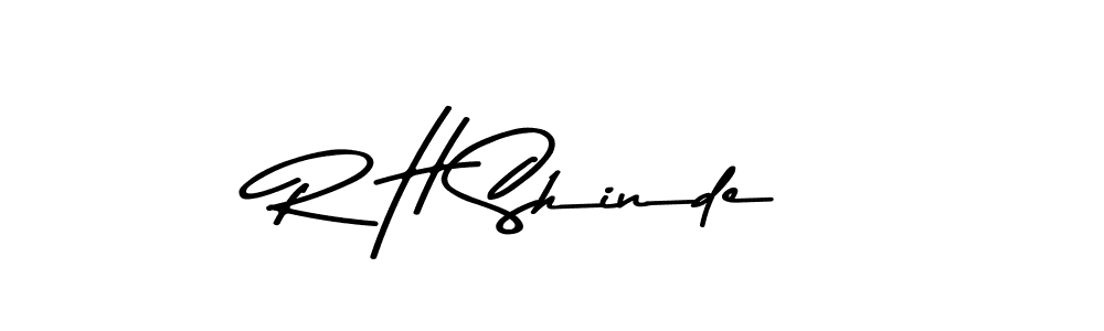 How to make R H Shinde signature? Asem Kandis PERSONAL USE is a professional autograph style. Create handwritten signature for R H Shinde name. R H Shinde signature style 9 images and pictures png