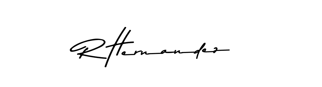 You should practise on your own different ways (Asem Kandis PERSONAL USE) to write your name (R Hernandez) in signature. don't let someone else do it for you. R Hernandez signature style 9 images and pictures png