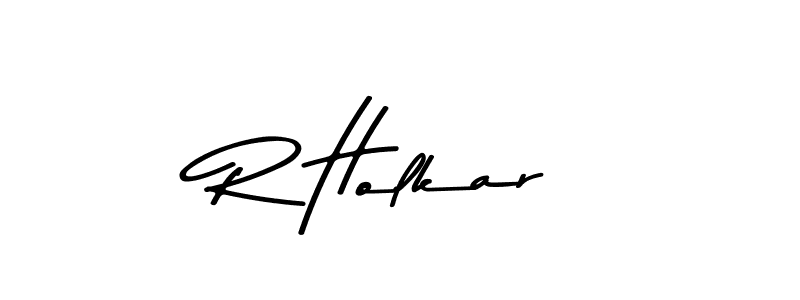 This is the best signature style for the R Holkar name. Also you like these signature font (Asem Kandis PERSONAL USE). Mix name signature. R Holkar signature style 9 images and pictures png