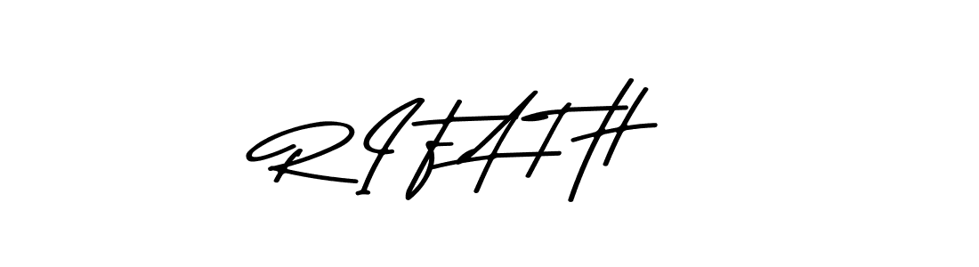 Design your own signature with our free online signature maker. With this signature software, you can create a handwritten (Asem Kandis PERSONAL USE) signature for name R I F A T H. R I F A T H signature style 9 images and pictures png