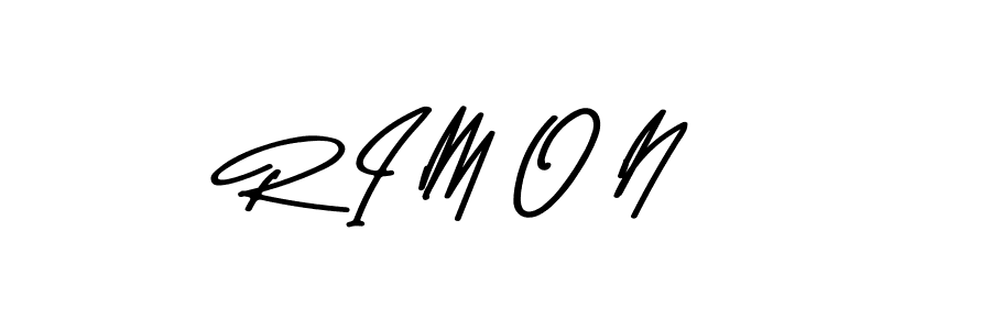 Make a beautiful signature design for name R I M O N. With this signature (Asem Kandis PERSONAL USE) style, you can create a handwritten signature for free. R I M O N signature style 9 images and pictures png