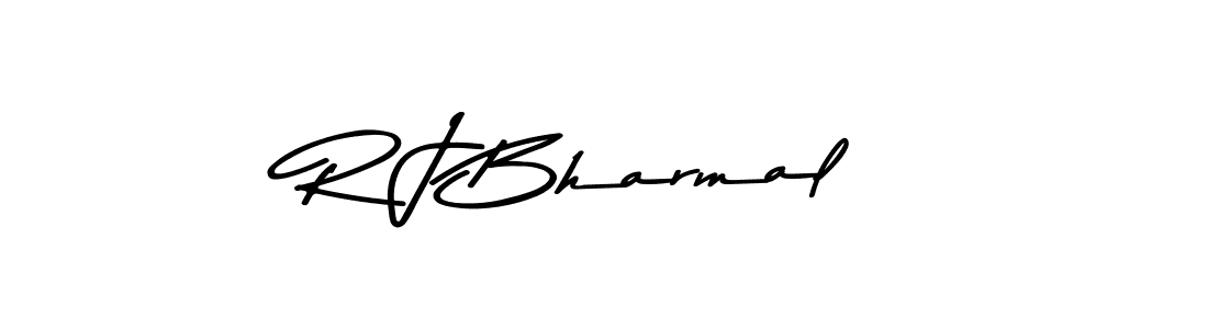 Design your own signature with our free online signature maker. With this signature software, you can create a handwritten (Asem Kandis PERSONAL USE) signature for name R J Bharmal. R J Bharmal signature style 9 images and pictures png