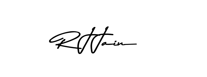 Design your own signature with our free online signature maker. With this signature software, you can create a handwritten (Asem Kandis PERSONAL USE) signature for name R J Jain. R J Jain signature style 9 images and pictures png