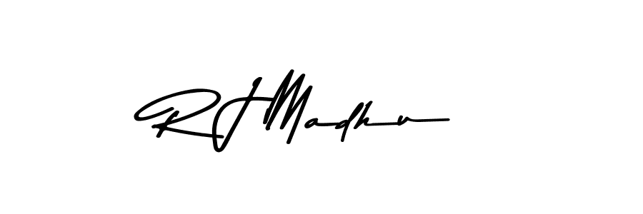 Also You can easily find your signature by using the search form. We will create R J Madhu name handwritten signature images for you free of cost using Asem Kandis PERSONAL USE sign style. R J Madhu signature style 9 images and pictures png