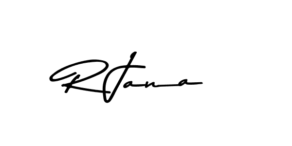 if you are searching for the best signature style for your name R Jana. so please give up your signature search. here we have designed multiple signature styles  using Asem Kandis PERSONAL USE. R Jana signature style 9 images and pictures png