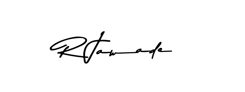 How to make R Jawade signature? Asem Kandis PERSONAL USE is a professional autograph style. Create handwritten signature for R Jawade name. R Jawade signature style 9 images and pictures png