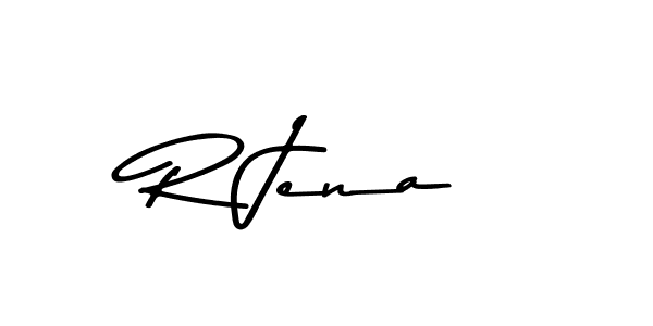 R Jena stylish signature style. Best Handwritten Sign (Asem Kandis PERSONAL USE) for my name. Handwritten Signature Collection Ideas for my name R Jena. R Jena signature style 9 images and pictures png