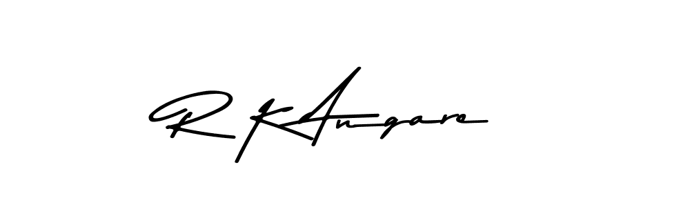 Also we have R K Angare name is the best signature style. Create professional handwritten signature collection using Asem Kandis PERSONAL USE autograph style. R K Angare signature style 9 images and pictures png