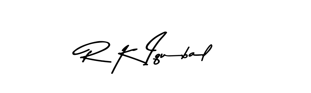 Asem Kandis PERSONAL USE is a professional signature style that is perfect for those who want to add a touch of class to their signature. It is also a great choice for those who want to make their signature more unique. Get R K Iqubal name to fancy signature for free. R K Iqubal signature style 9 images and pictures png